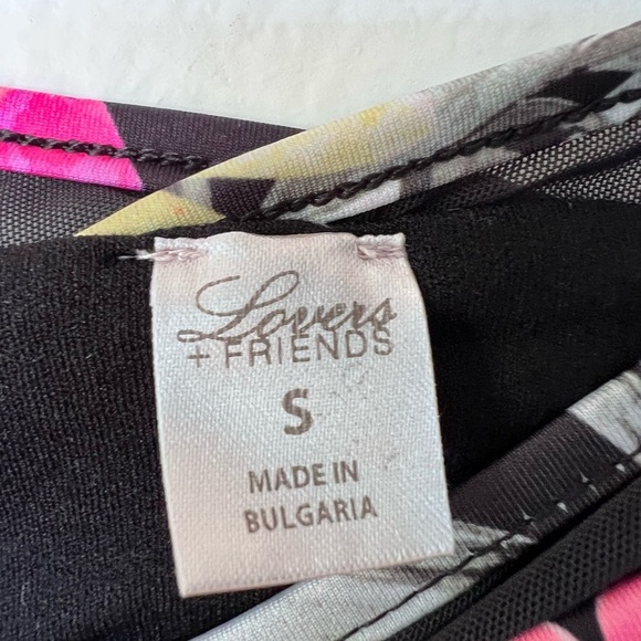 Lovers + Friends black floral mesh bikini bottoms - Picture 3 of 4